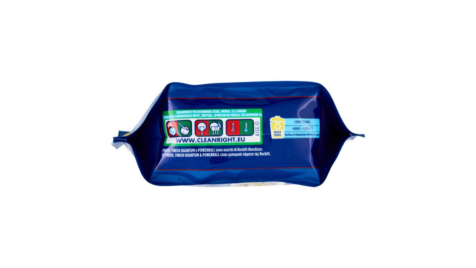 Finish Quantum Limone Pastiglie Lavastoviglie 36 Lavaggi 374,4 G