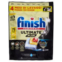 Finish Ultimate Plus Limone Pastiglie Lavastoviglie 75 Lavaggi 915 G