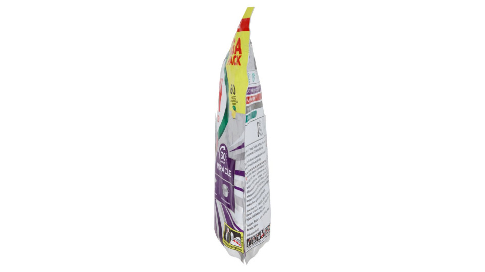 Fairy Pastiglie Lavastoviglie Platinum Plus All In One Miracle, Detersivo Piatti Limone 60 Caps 988g