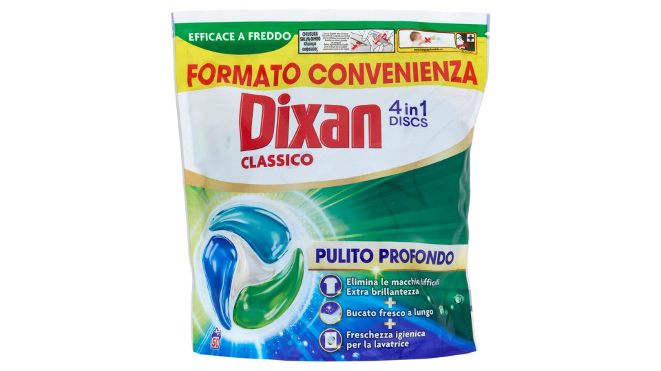 Dixan Discs Classico 50pz (825g)