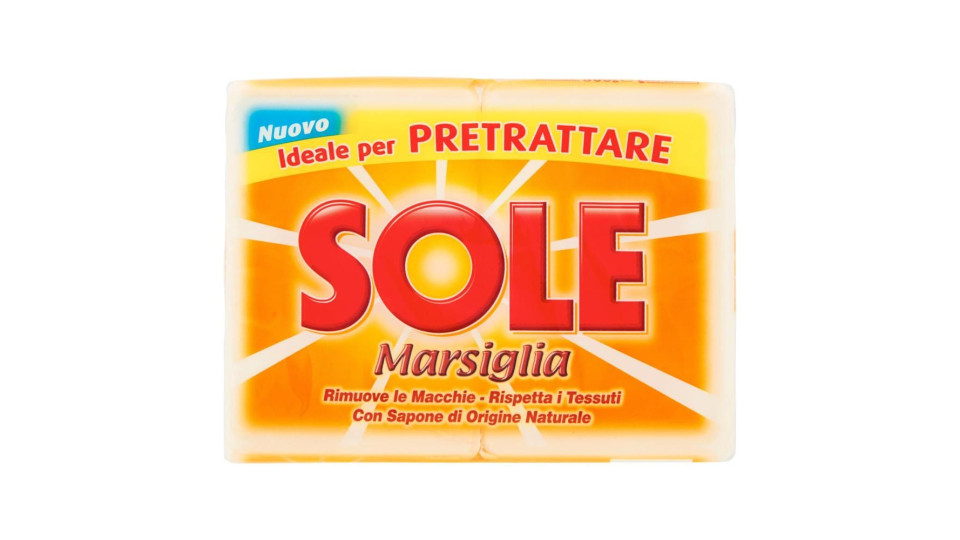 Sole Sapone Per Bucato Bianco 2 X 250 Gr