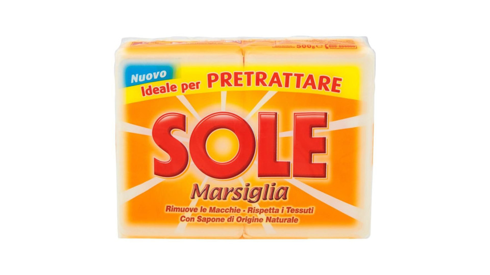 Sole Sapone Per Bucato Bianco 2 X 250 Gr