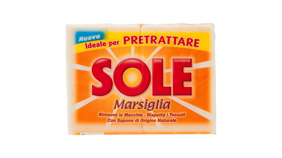 Sole Sapone Per Bucato Bianco 2 X 250 Gr
