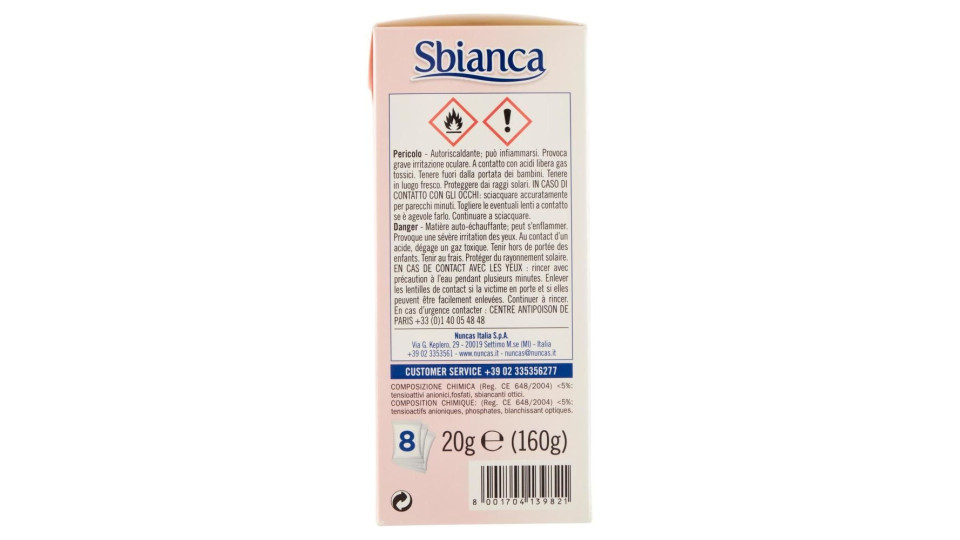 Nuncas Sbianca 8 X 20 G