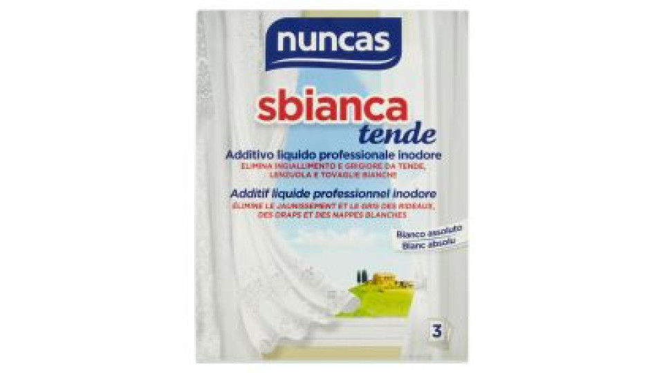 Nuncas Sbianca Tende 3 Buste 80 Ml