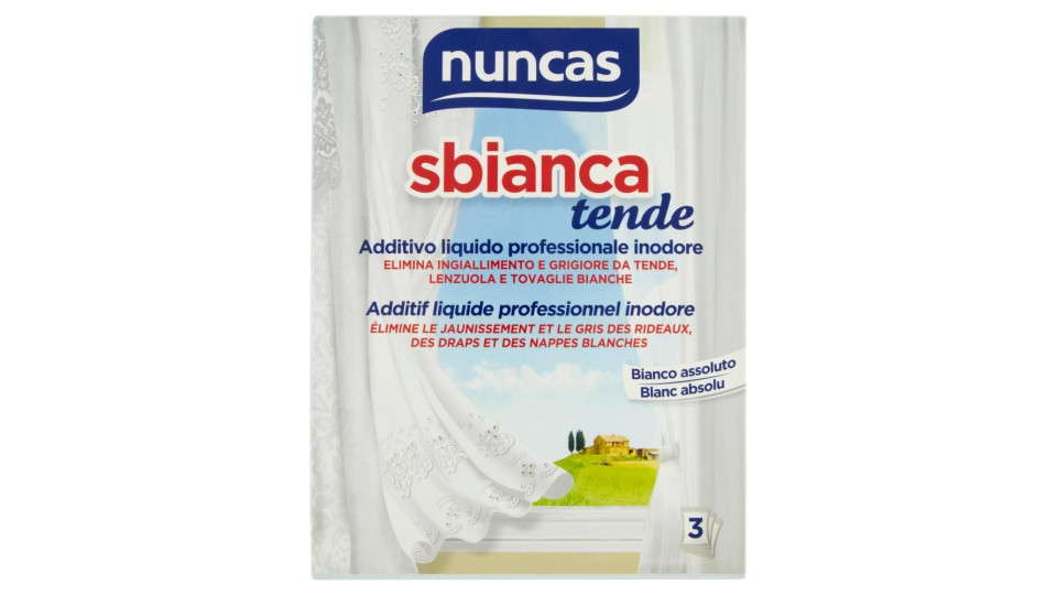 Nuncas Sbianca Tende 3 Buste 80 Ml