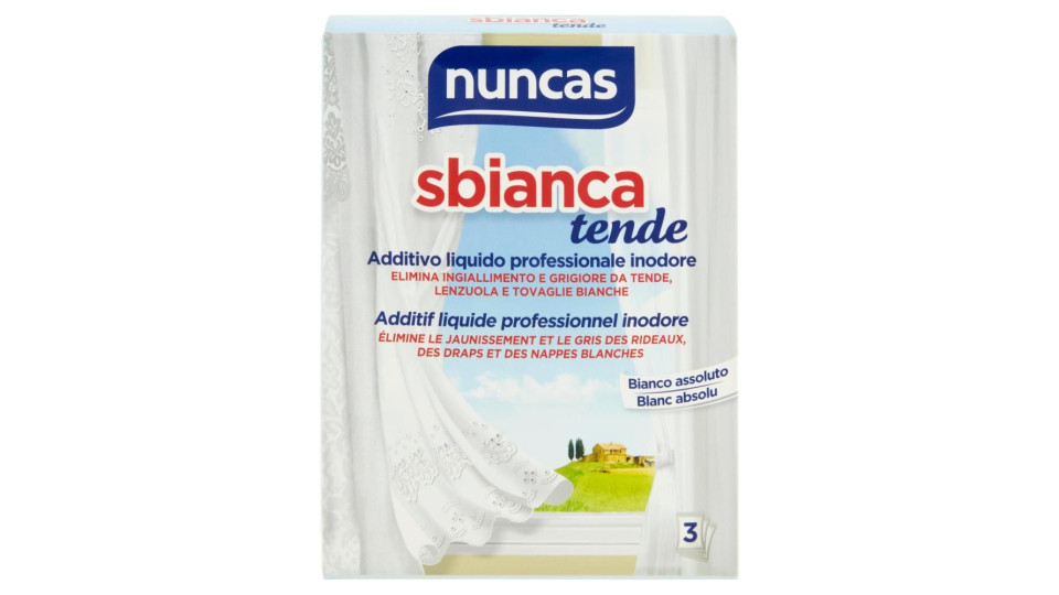 Nuncas Sbianca Tende 3 Buste 80 Ml