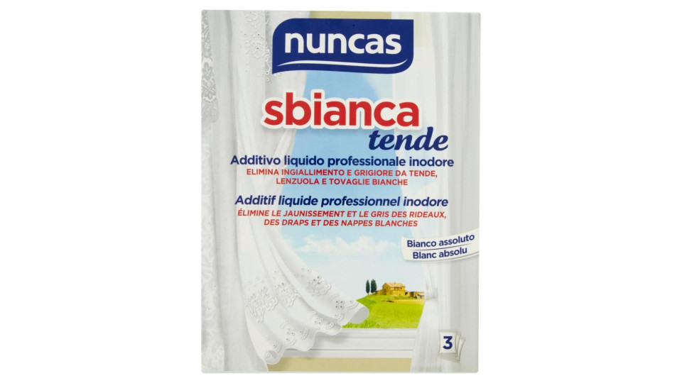 Nuncas Sbianca Tende 3 Buste 80 Ml