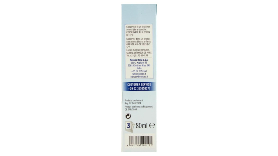 Nuncas Sbianca Tende 3 Buste 80 Ml