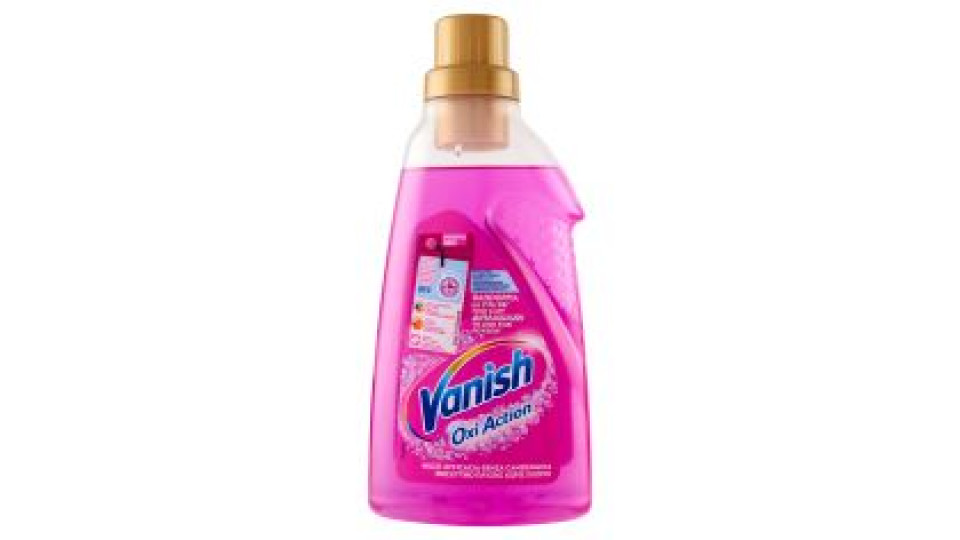 Vanish Oxi Action Multipower Gel Rosa Smacchiatore Bucato 750 Ml