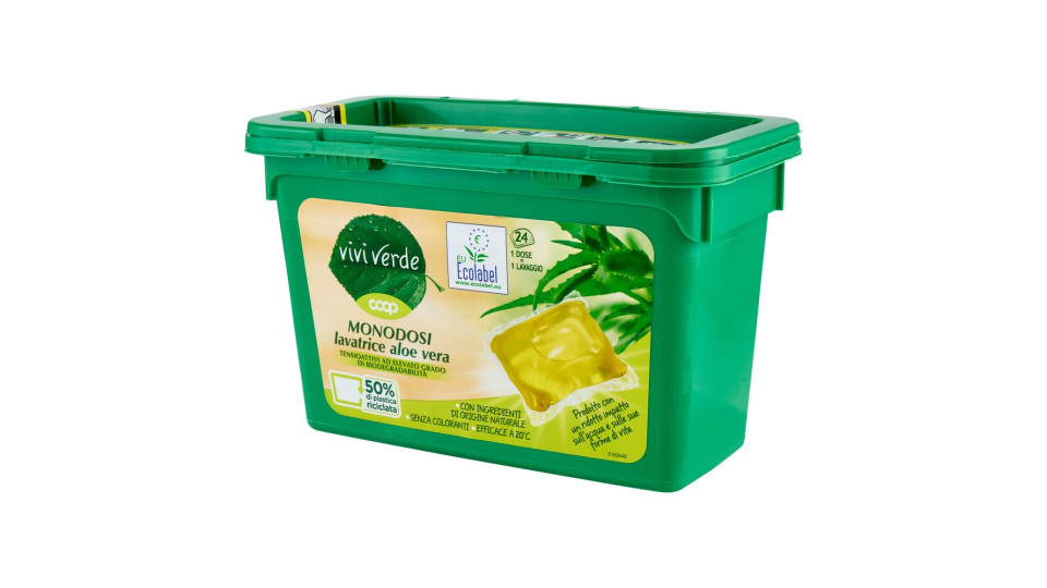 Monodosi Lavatrice Aloe Vera 24 X 19,4 Ml