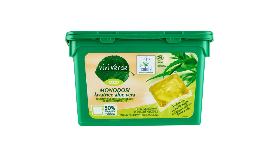 Monodosi Lavatrice Aloe Vera 24 X 19,4 Ml