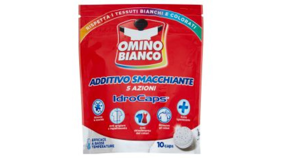 Omino Bianco Additivo Smacchiante Idrocaps 10 Caps 200 G