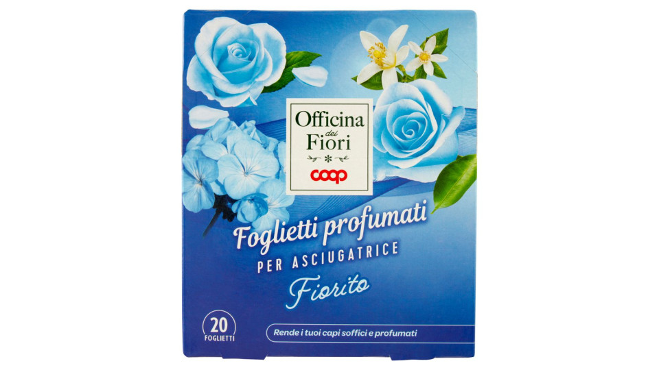 Foglietti Profumati Per Asciugatrice Fiorito 20 Pz
