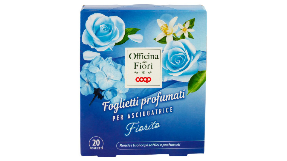 Foglietti Profumati Per Asciugatrice Fiorito 20 Pz