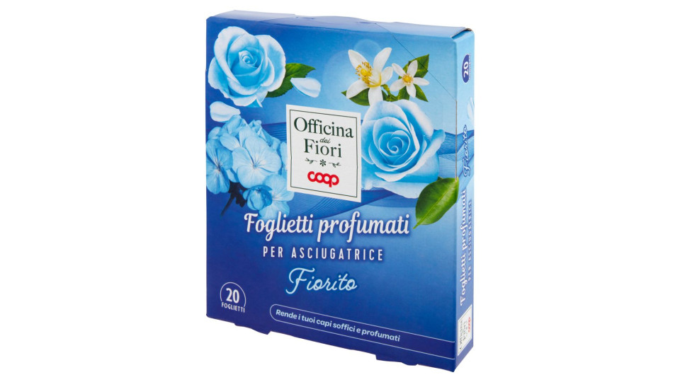 Foglietti Profumati Per Asciugatrice Fiorito 20 Pz