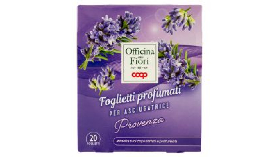Foglietti Profumati Per Asciugatrice Provenza 20 Pz