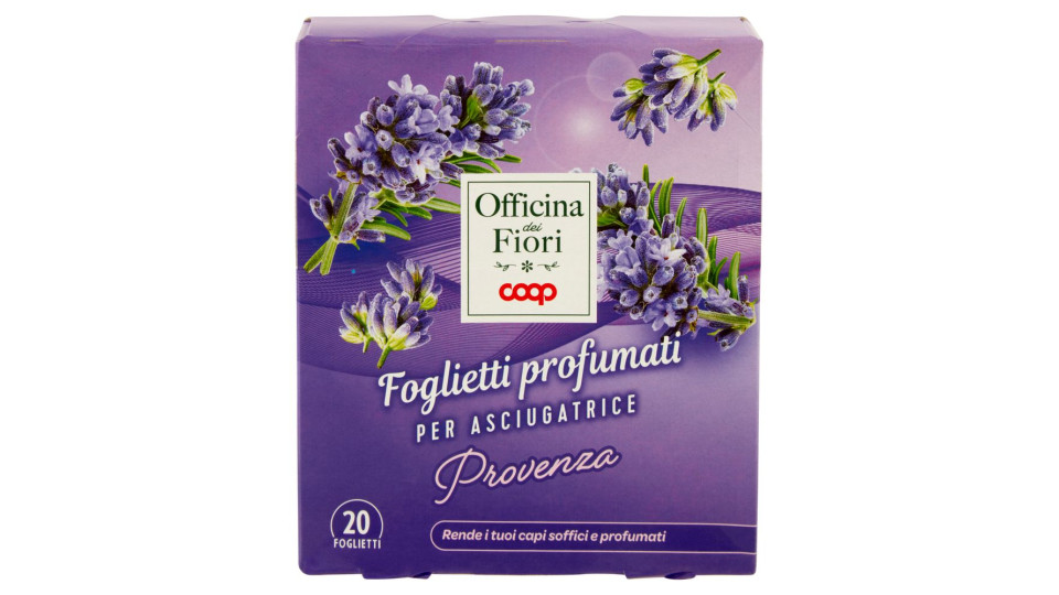 Foglietti Profumati Per Asciugatrice Provenza 20 Pz
