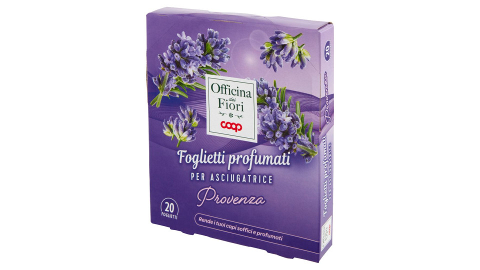 Foglietti Profumati Per Asciugatrice Provenza 20 Pz
