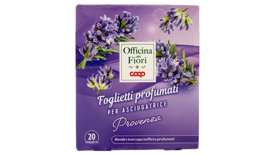 Foglietti Profumati Per Asciugatrice Provenza 20 Pz
