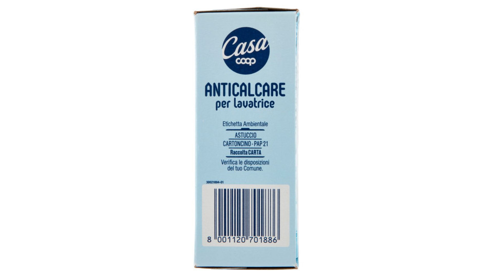 Anticalcare Per Lavatrice 20 X 10 G