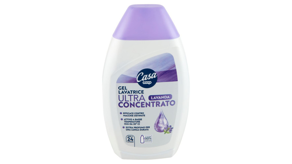 Gel Lavatrice Ultra Concentrato Lavanda 720 Ml