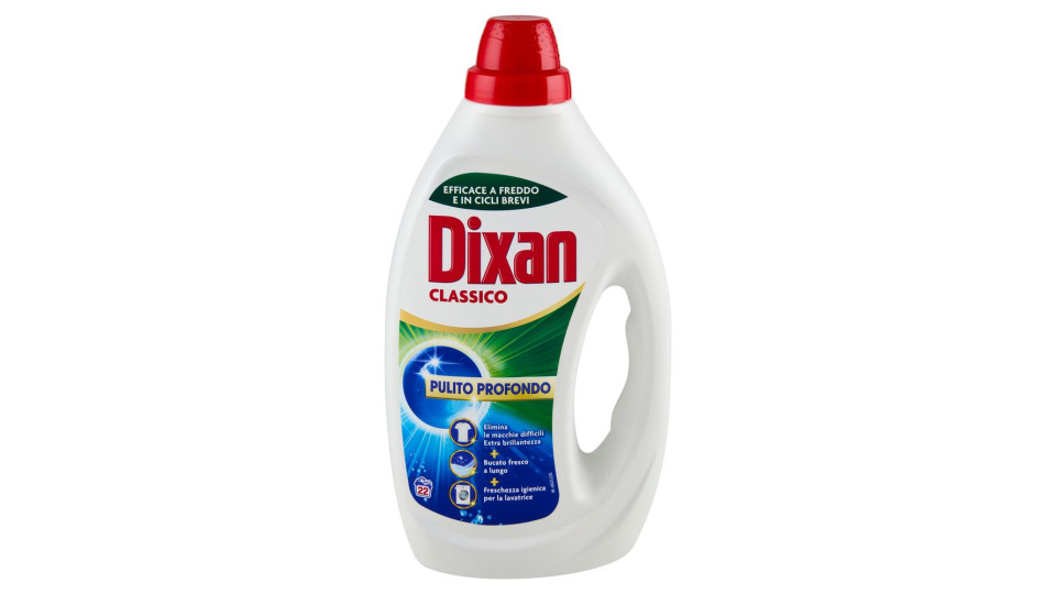 Dixan Liquido Classico 22 Lavaggi 990 Ml