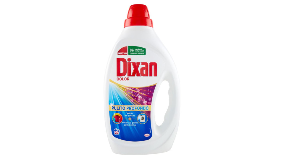 Dixan Liquido Color 22 Lavaggi 990 Ml