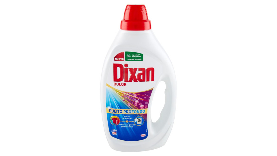 Dixan Liquido Color 22 Lavaggi 990 Ml