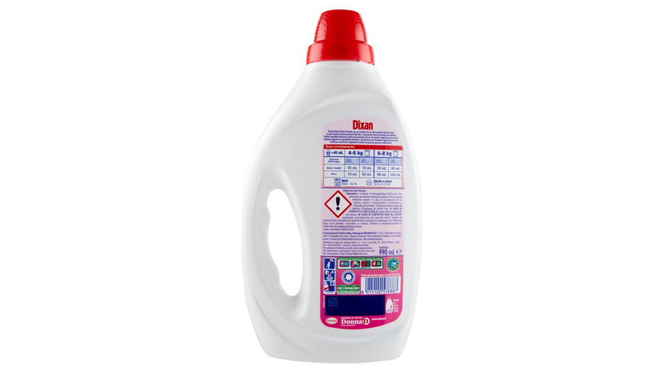 Dixan Liquido Color 22 Lavaggi 990 Ml