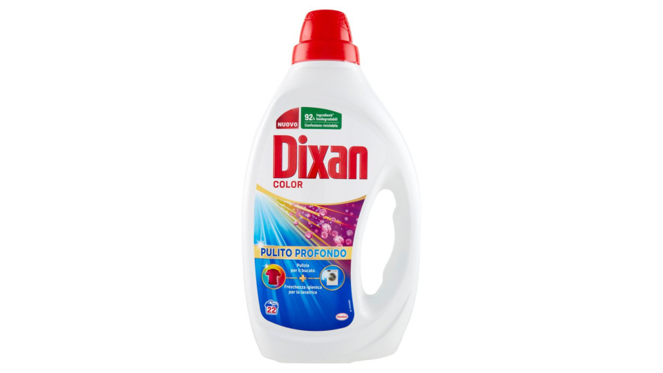 Dixan Liquido Color 22 Lavaggi 990 Ml