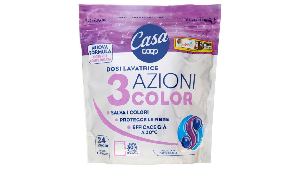 Dosi Lavatrice 3 Azioni Color 24 X 21 G