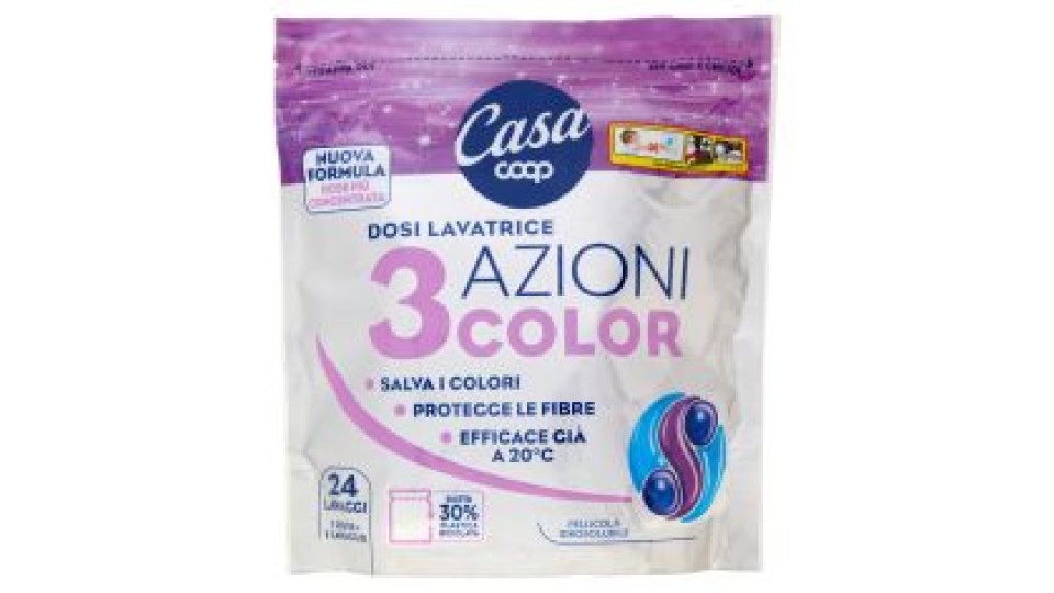 Dosi Lavatrice 3 Azioni Color 24 X 21 G
