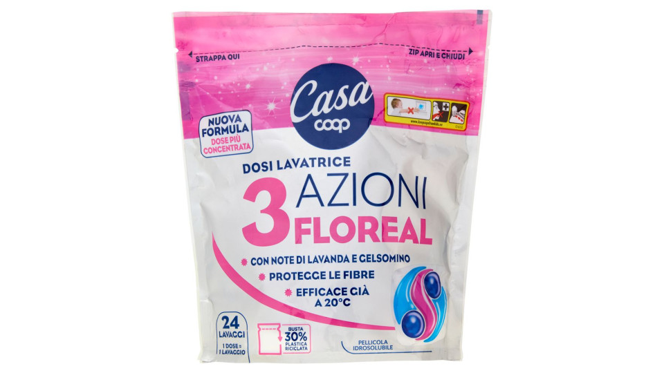 Dosi Lavatrice 3 Azioni Floreal 24 X 21 G