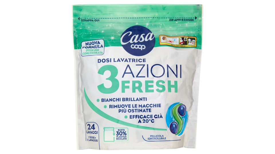 Dosi Lavatrice 3 Azioni Fresh 24 X 21 G