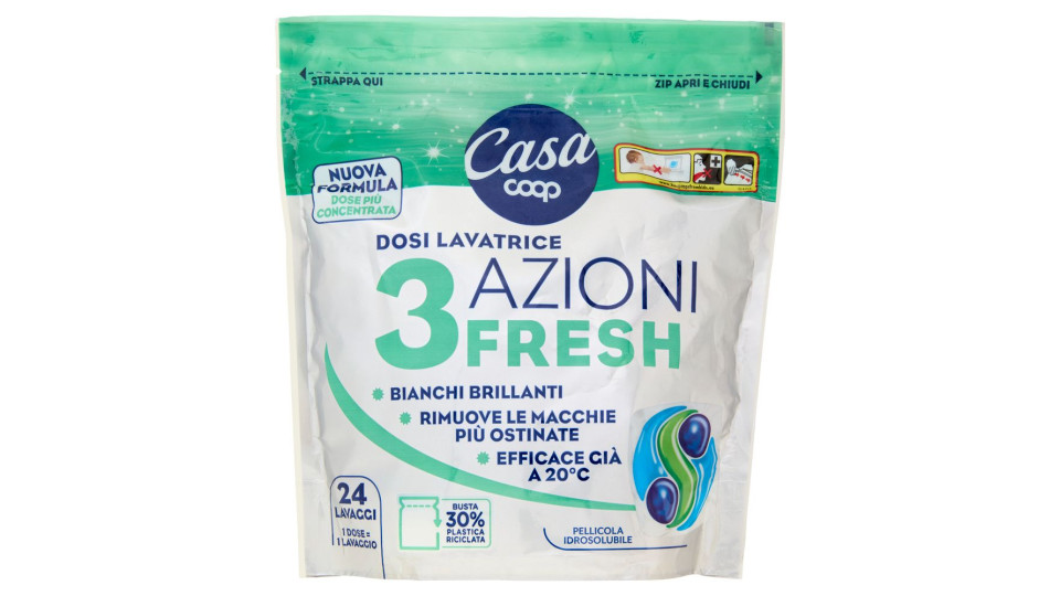 Dosi Lavatrice 3 Azioni Fresh 24 X 21 G