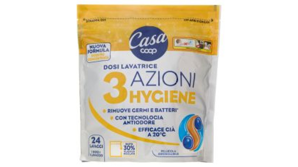 Dosi Lavatrice 3 Azioni Hygiene 24 X 21 G