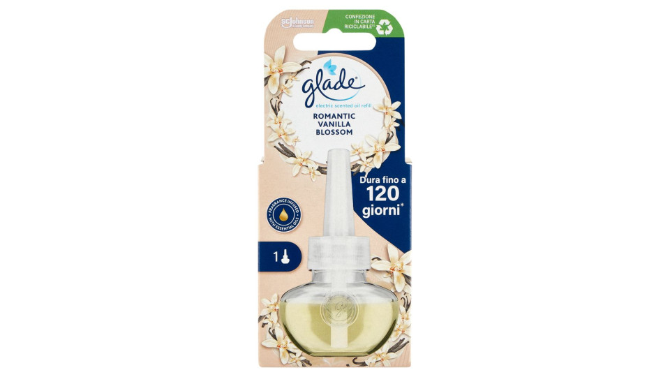 Glade® Liquido Elettrico Ricarica, Profumatore Per Ambienti, Fragranza Vanilla 20ml