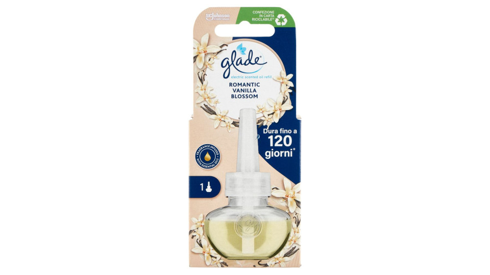Glade® Liquido Elettrico Ricarica, Profumatore Per Ambienti, Fragranza Vanilla 20ml