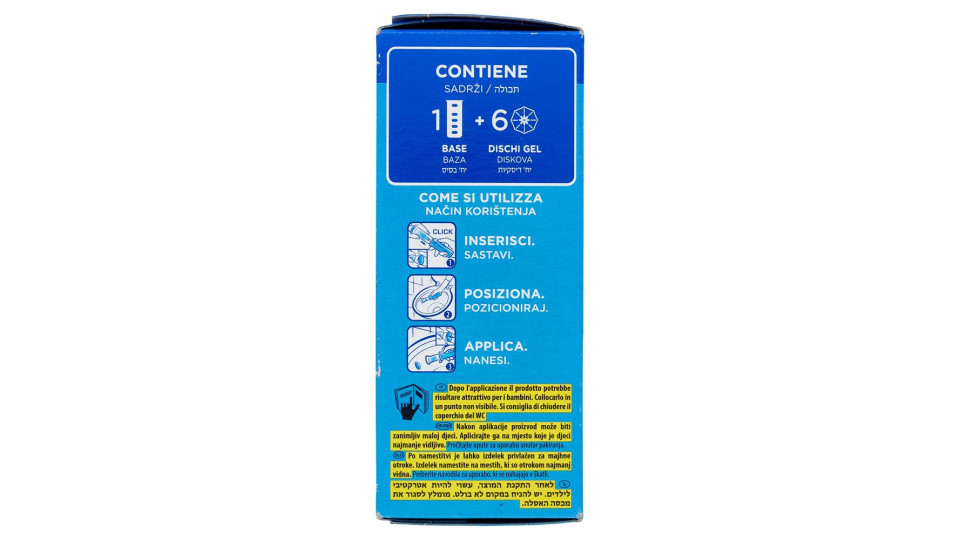 Duck Fresh Discs - Base Per Dischi Gel Igienizzanti Wc, Fragranza Blu 36ml