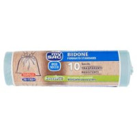 My Sac Azzurro Eco Secco Bidone Formato Standard 70x110cm Sacchi 10 Pz