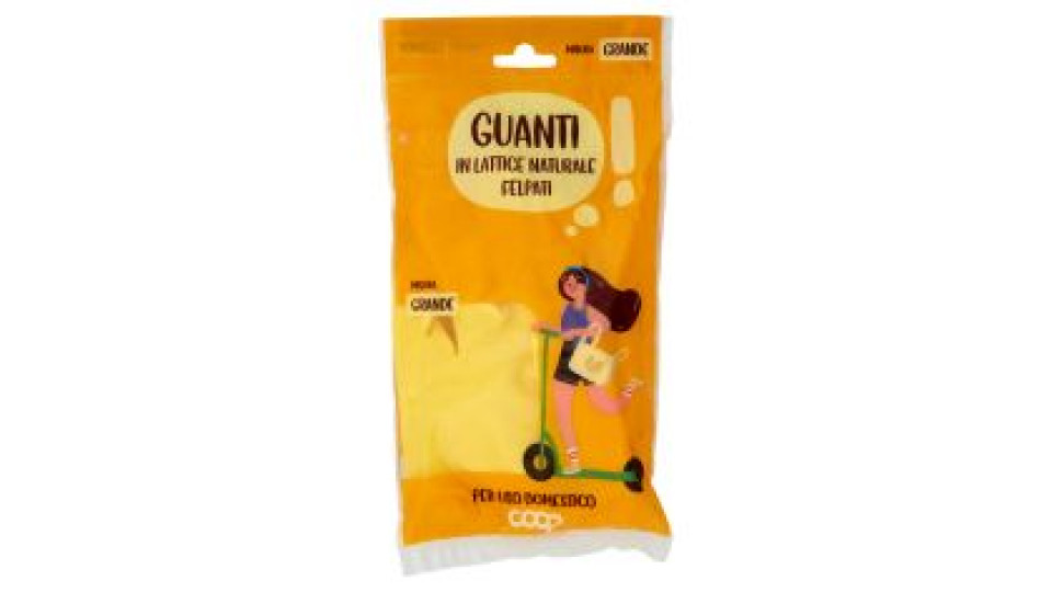 Guanti In Lattice Naturale Non Felpati 8-8½ Grande