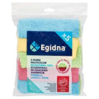 Egidna Panni Multicolor Microfibra 100% 5 Pz