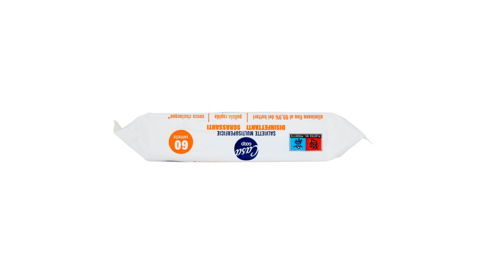 Salviette Multisuperficie Disinfettanti Sgrassanti 60 Pz