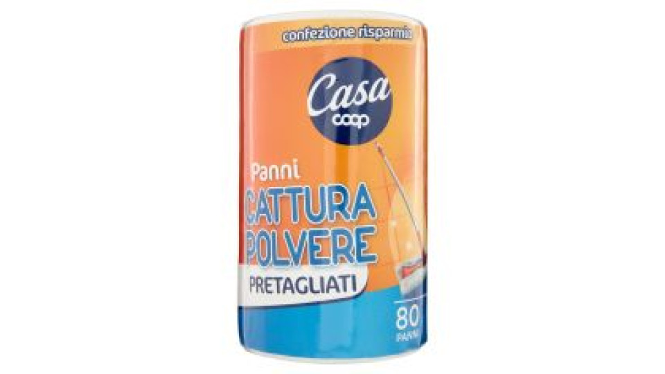 Panni Cattura Polvere Pretagliati 80 Pz