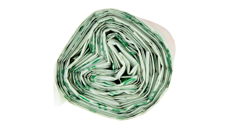 Sacchi Per Rifiuti Organici Con Maniglia Compostabili* Grandi 50x68cm 30 Litri 15 Pz
