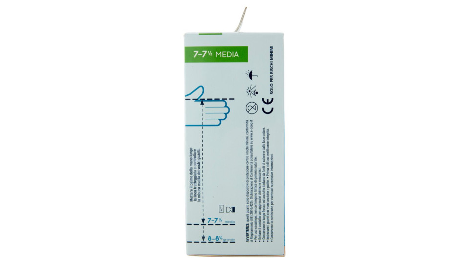 Guanti Monouso In Nitrile 7-7½ Media 50 Pz