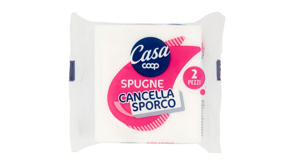 Spugne Cancella Sporco 5x11x2,8 Cm 2 Pz