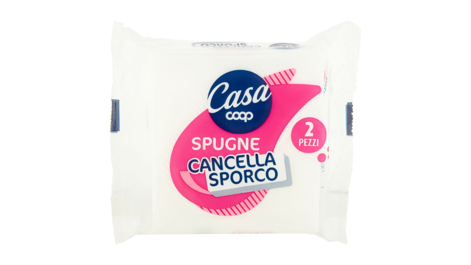 Spugne Cancella Sporco 5x11x2,8 Cm 2 Pz