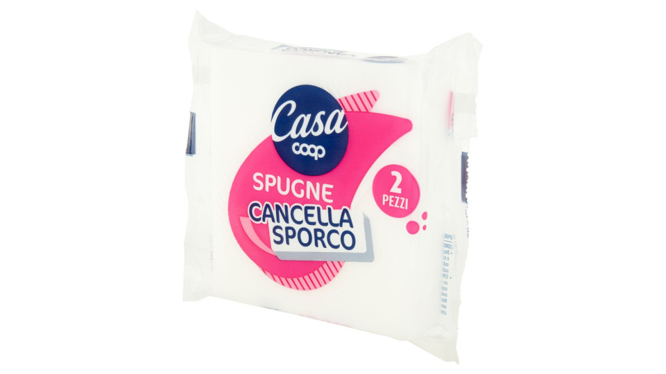 Spugne Cancella Sporco 5x11x2,8 Cm 2 Pz